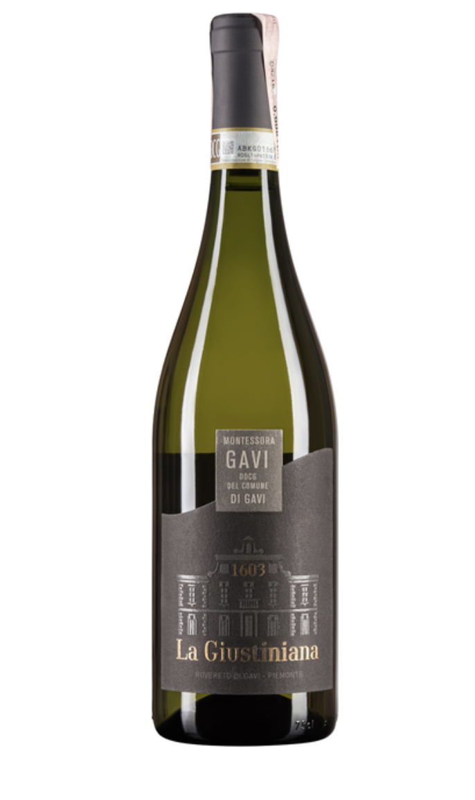 Вино Ла Джустіньяна Гаві дель Комуне ді Гаві Монтессора 2021 12,5% біл сух 0,75